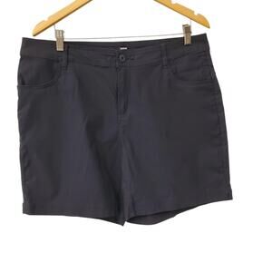 prAna Women’s Shorts Size 16 Blue Stretch Nylon Hiking Cargo Outdoor Performance